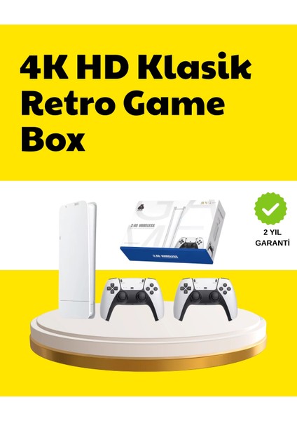 2 Kablosuz Kollu HDMI Uyumlu M15 Oyun Konsolu