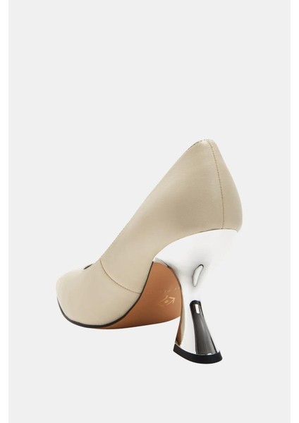 The Laterr High Heel Kadın Kremtopuklu Ayakkabı modelleri