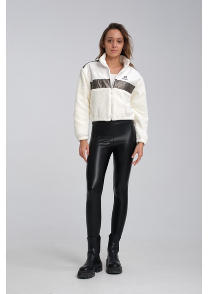 Kadın Oversize Peluş Mevsimlik Hırka Baskılı Ceket Puf Deri Garnili Motorcu Yarışçı Mont Yünlü Ceket modelleri