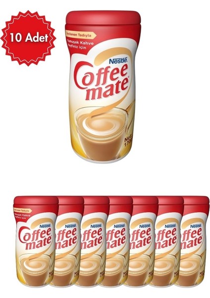 Nestlé Coffee Mate Kahve Beyazlatıcı 170 gr x 10 Adet | Pratik ve Lezzetli