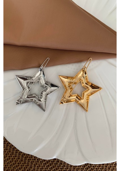Yıldız Tasarım Metal Halka Çıt Çıt Klipsli Pinterest Toka fiyatları