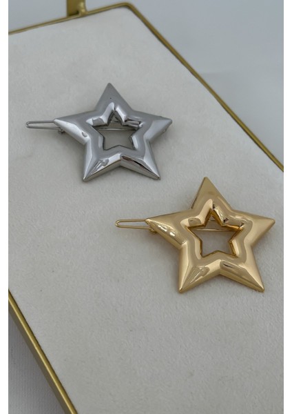 Yıldız Tasarım Metal Halka Çıt Çıt Klipsli Pinterest Toka fırsatları