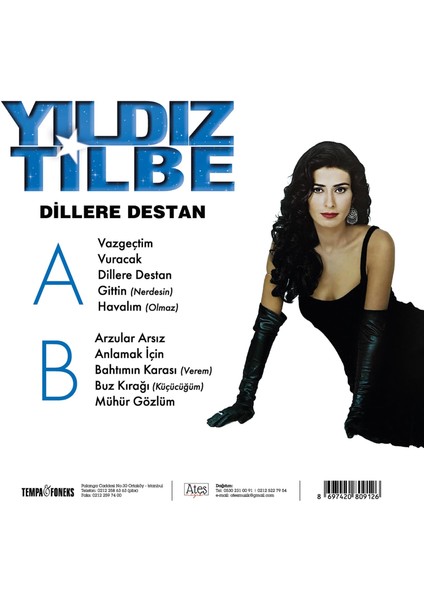 Yıldız Tilbe - Dillere Destan (Plak) modelleri