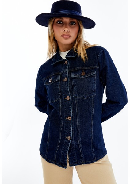 Kadın Denim Ceket – Uzun Kollu Jean Ceket, Şık ve Günlük Kombin modelleri