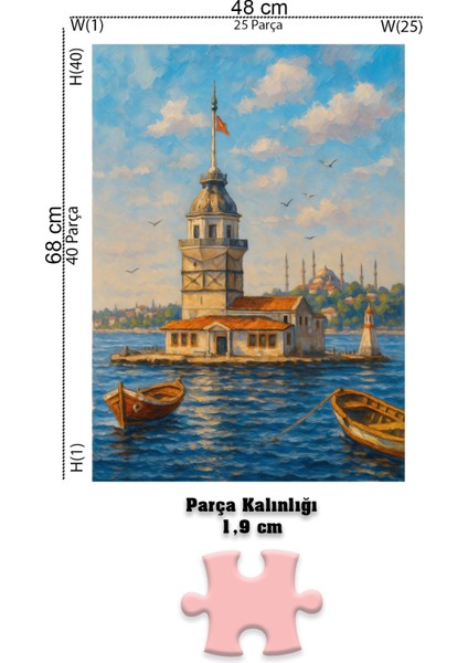 1000 Parça - Maıden’s Tower Serenıty (Kız Kulesi Sakinliği) fiyatları
