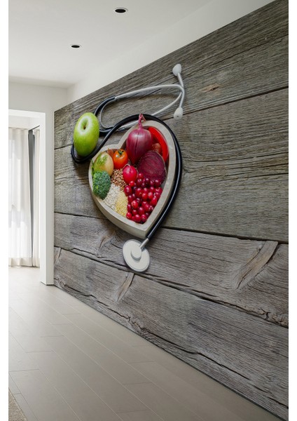 Sağlıklı Yaşam ve Beslenme Temalı Duvar Kağıdı fiyatları