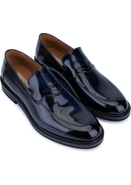 Erkek Hakiki Deri Lacivert Klasik Ayakkabı 1016 305 Erk Ayk SK25-26 Lacıvert Acma fiyatları