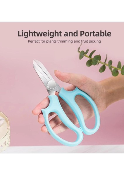 Bahçe Çiçek Makası, Keskin Paslanmaz Çelik Çiçek Makası, Budama Makası Çok Amaçlı Makas