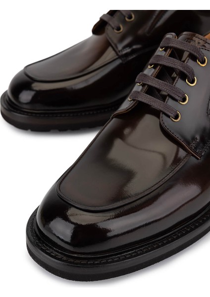 Erkek Hakiki Deri Kahverengi Klasik Ayakkabı 1016 291 Erk Ayk SK25-26 Kahve Acma modelleri