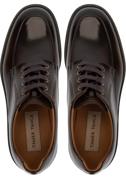 Erkek Hakiki Deri Kahverengi Klasik Ayakkabı 1016 291 Erk Ayk SK25-26 Kahve Acma indirimleri