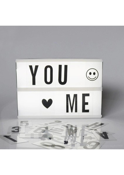 Sinematik Lightbox Dekorasyon Aydınlatma Aksesuarları (A5 Boyut) (5148) fırsatları