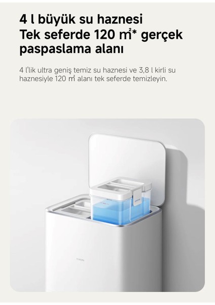 7000PA Yüksek Emiş Güçlü Istasyonlu Akıllı Halı Algılama Özellikli Robot Süpürge | Kendini Temizleme, Otomatik Paspas Bezi Yıkama, Sıcak Hava ile Kurutma + Lambader(Onerous)