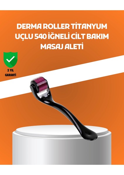 540 Iğneli Titanyum Dermaroller Profesyonel Ev Tipi Cilt Yenileme Aparatı