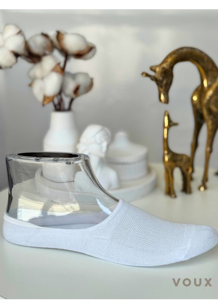 Bambu Silikonlu Çok Renkli Kadın Babet Çorap 12 'li modelleri