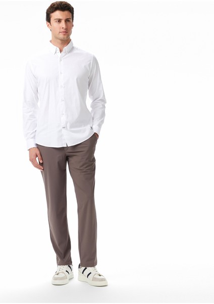 Erkek Beyaz Slim Fit Gömlek W57310T.1BW modelleri