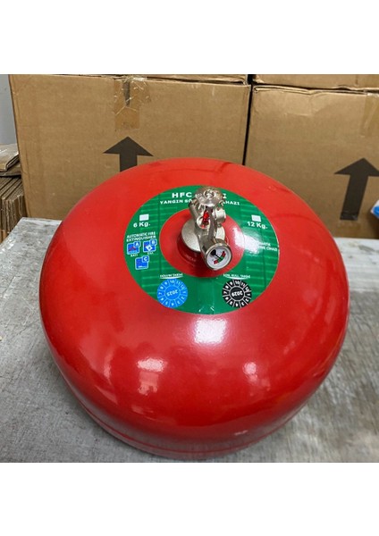 12 kg Sprinkerli Tavan Tipi Gazlı Otomatik Söndürme Tüpü