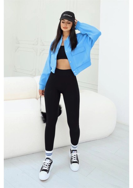 Geniş Cepli Bomber Ceket Mavi fiyatları