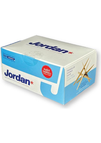 Kalın Jordan Kürdan 1000LI Paket - Aromasız, Üçgen Yapılı