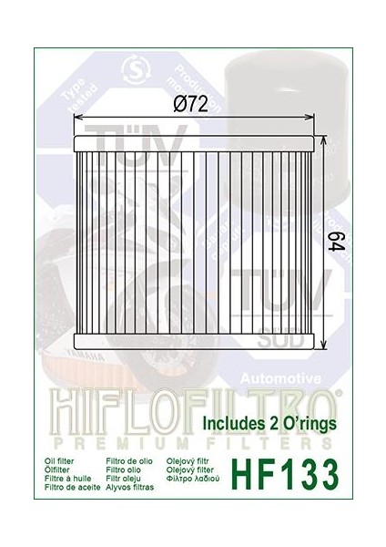 Motosiklet Yağ Filtresi GS250 GSX250 GS500 GSX-R250 GSX-R400 HF133 fiyatları