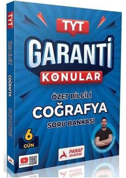 Paraf 2026 Yks Tyt Coğrafya Garanti Konular Soru Bankası