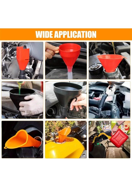 Araba Huni Seti Yakıt Hunisi Yağ Hunisi Esnek Huni Ayrılabilir Nozul ve Filtre ile fiyatları