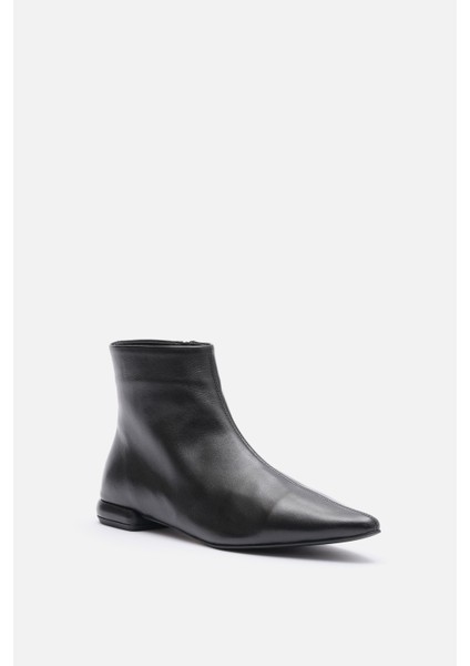 Bestyle Vıta Kadın Siyah %100 Gerçek Süet Deri Sivri Burun Bot fiyatları