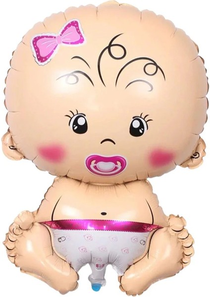 biberonlu bebek folyo balon