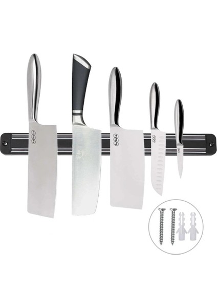 Mıknatıslı Paslanmaz Duvar Bıçak Askısı Standı 33 cm Aparat (5148) modelleri