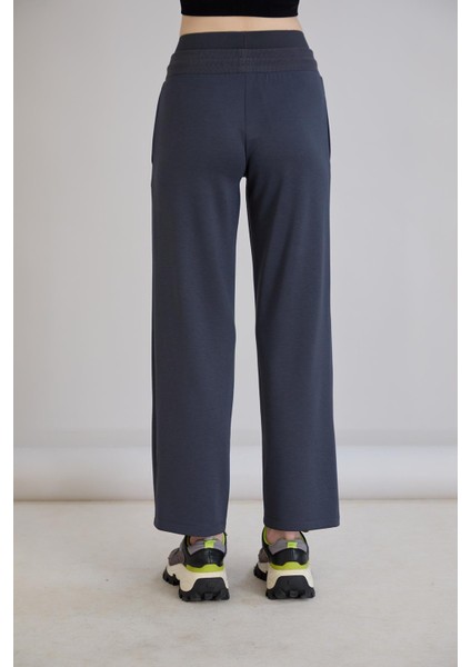 Cepli Beli Lastikli Eşofman Altı