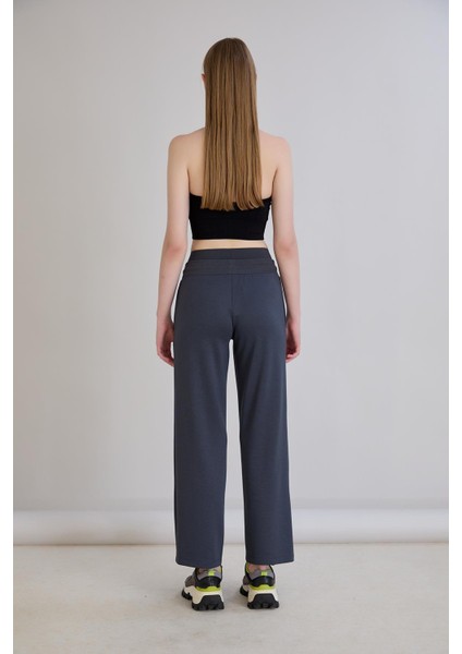 Cepli Beli Lastikli Eşofman Altı