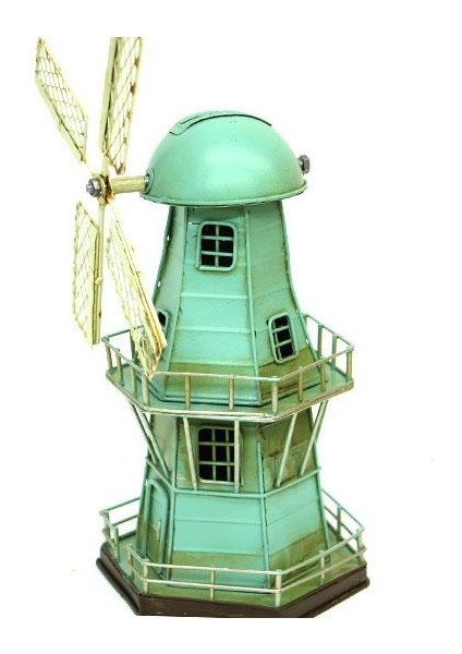 Dekoratif Metal Yel Değirmeni Kumbara Vintage Biblo Hediyelik (802802) fırsatları