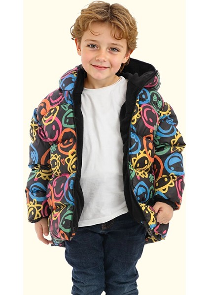 Erkek/kız Çocuk Kapüşonlu Su ve Rüzgar Geçirmez Cepli Kışlık Şişme Mont fiyatları