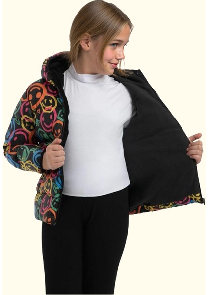 Erkek/kız Çocuk Kapüşonlu Su ve Rüzgar Geçirmez Cepli Kışlık Şişme Mont modelleri