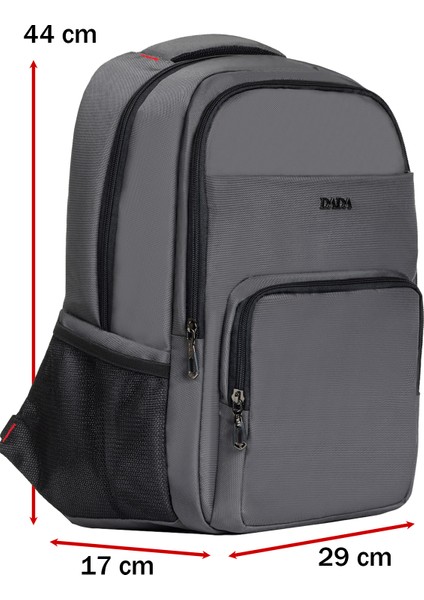 Okul ve Günlük Gri Erkek Sırt Çantası USB Type-C Aparat Ortopedik Sırt ve Omuz Askısı 14 Inç fiyatları