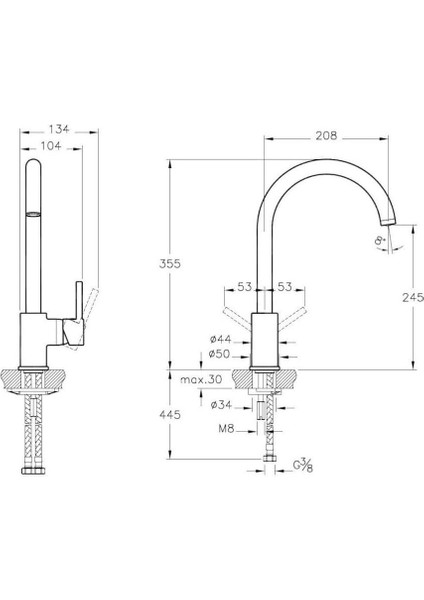 Minimax S A42091 Eviye Bataryası, Krom indirimleri