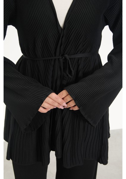 Merserize Kuşaklı Pliseli Takım fırsatları