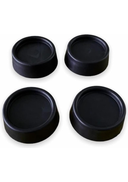 Çamaşır Makinesi Titreşim Önleyici Mobilya Kaydırmaz Ayak 4 Lü Set Siyah 410