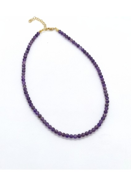 Ametist Kolye - Zihinsel Denge ve Yaratıcı Fikirler - 4 mm fiyatları