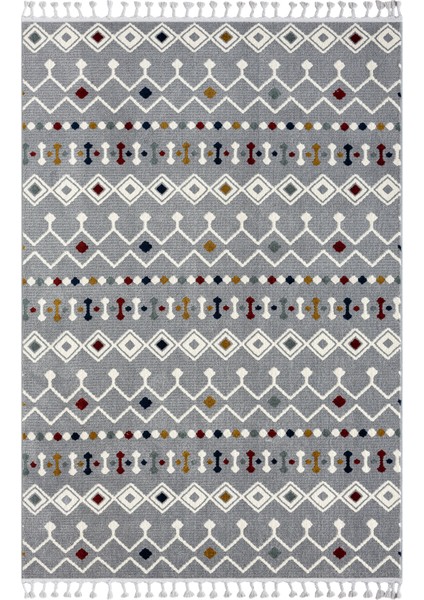 Puffy Multi Gri Halı Salon Oturma Odası Çocuk Odası Yatak Odası Halısı 1002