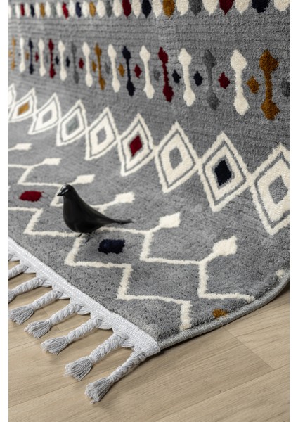 Puffy Multi Gri Halı Salon Oturma Odası Çocuk Odası Yatak Odası Halısı 1002 indirimleri