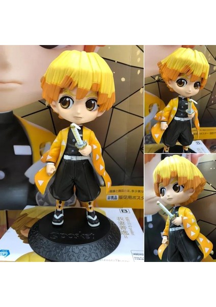 Demon Slayer Kimetsu No Yaiba Zenitsu Agatsuma Anime Karakter Figür Oyuncak Koleksiyonluk Biblo 15CM fiyatları