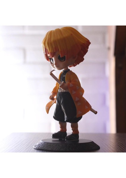 Demon Slayer Kimetsu No Yaiba Zenitsu Agatsuma Anime Karakter Figür Oyuncak Koleksiyonluk Biblo 15CM fırsatları