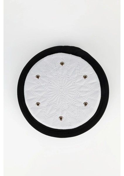 Talebe Sarığı-Siyah Kumaş-Beyaz Takke-Düz Sarım-Kuş Gözü-5 Metre modelleri