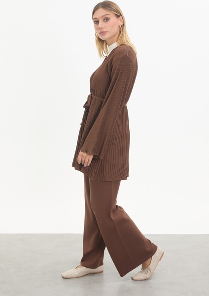 Merserize Kuşaklı Pliseli Takım fiyatları