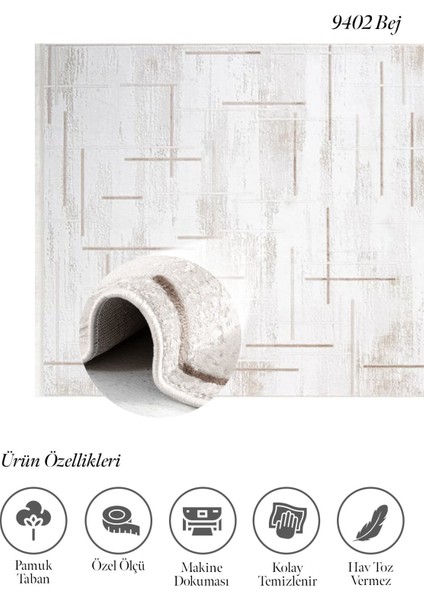 Twente 9402 Akrilik Yumuşak Tuşe Salon Antre Mutfak Halı Yolluk indirimleri