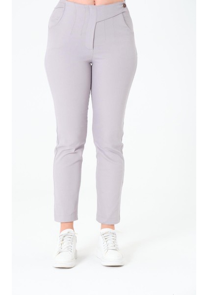 Tek Düğmeli Pabardin Pantalon