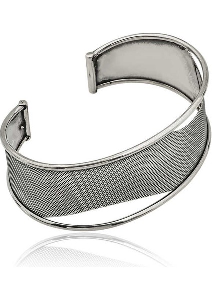 925 Ayar Gümüş Eskitme Desenli Bilezik T6119 (802802) fiyatları