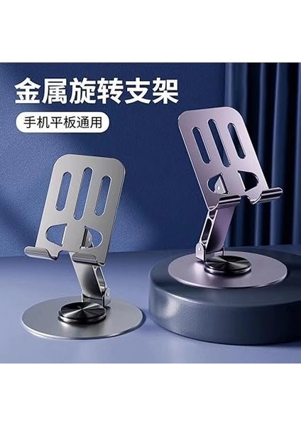 Metal Stand Tablet Telefon Tutucu 360 Derece Dönerli Ayarlanabilir Mor Telefon Tablet Standı Yüksek Kalite Masaüstü Stand fiyatları