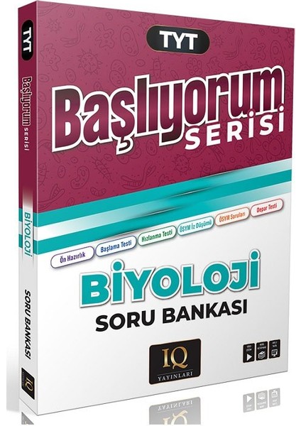 Iq 2026 Yks Tyt Biyoloji Başlıyorum Soru Bankası