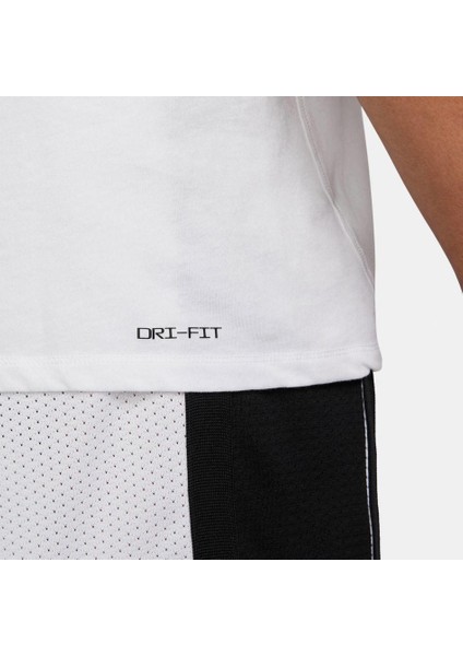 Beyaz Jordan Dri-Fıt Sport Sleeveless Erkek Spor Atlet fırsatları